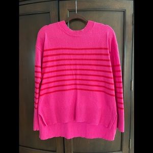 Hot Pink Gap Sweater with long tail
